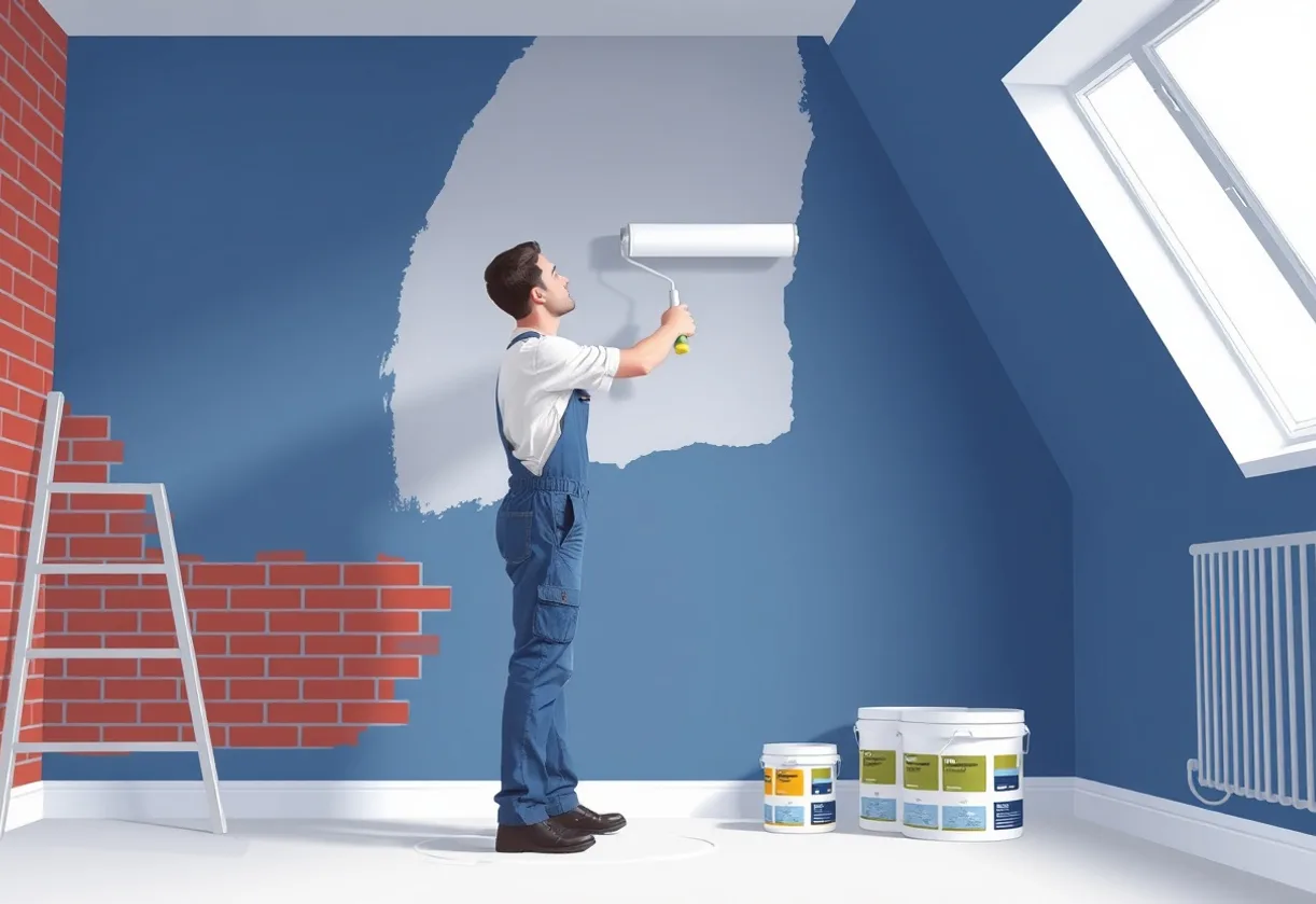 Peintre Sedan 08200 en intervention sur un chantier